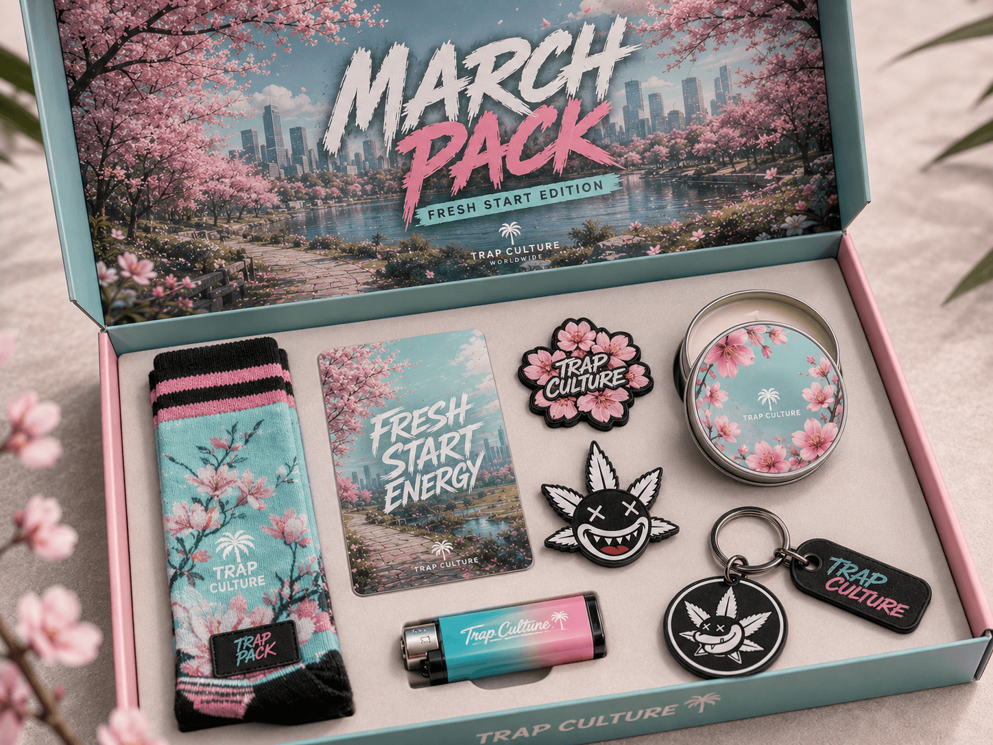 March Trap Pack monthly box concept