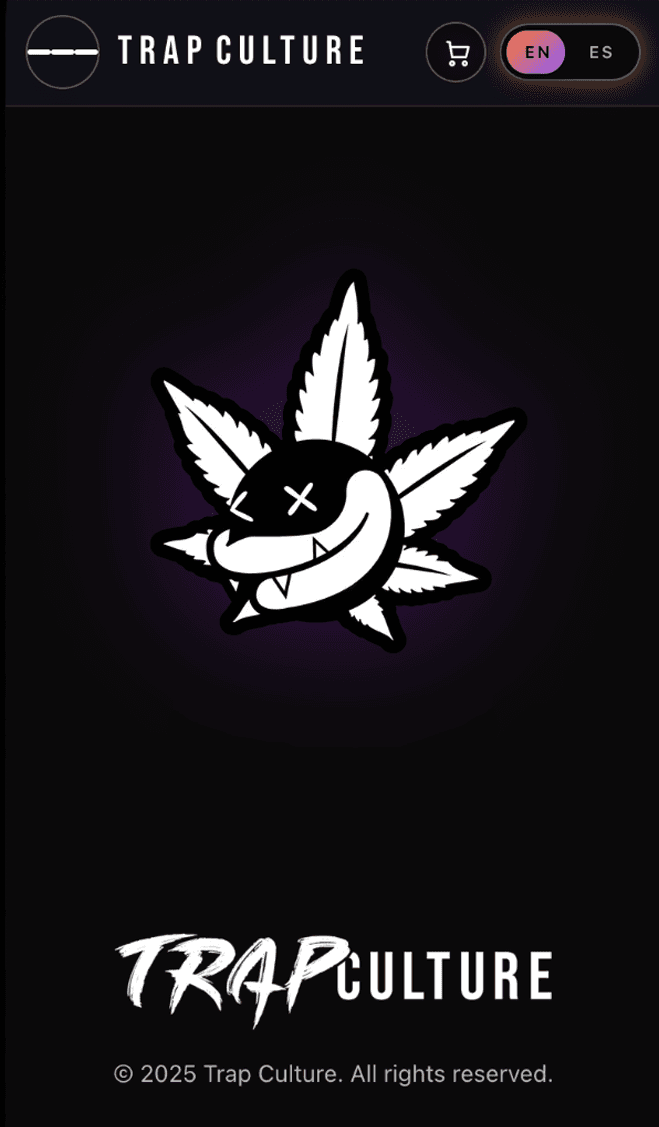 Trap Culture app home screen